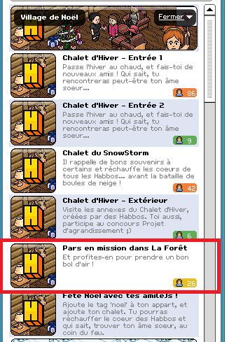 On ouvre ses apparts, puis pars en quête dans la forêt !